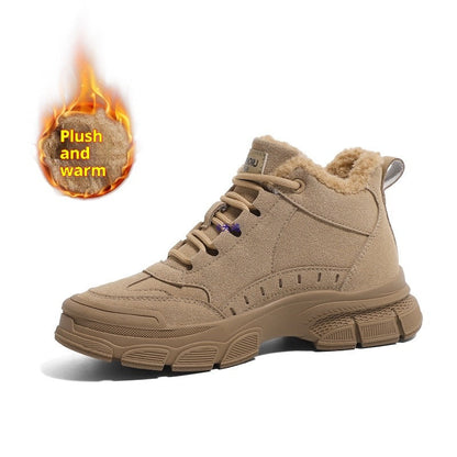 Warm Snow Boots Women's Non-slip Plus Velvet Thickened Martin Boots 