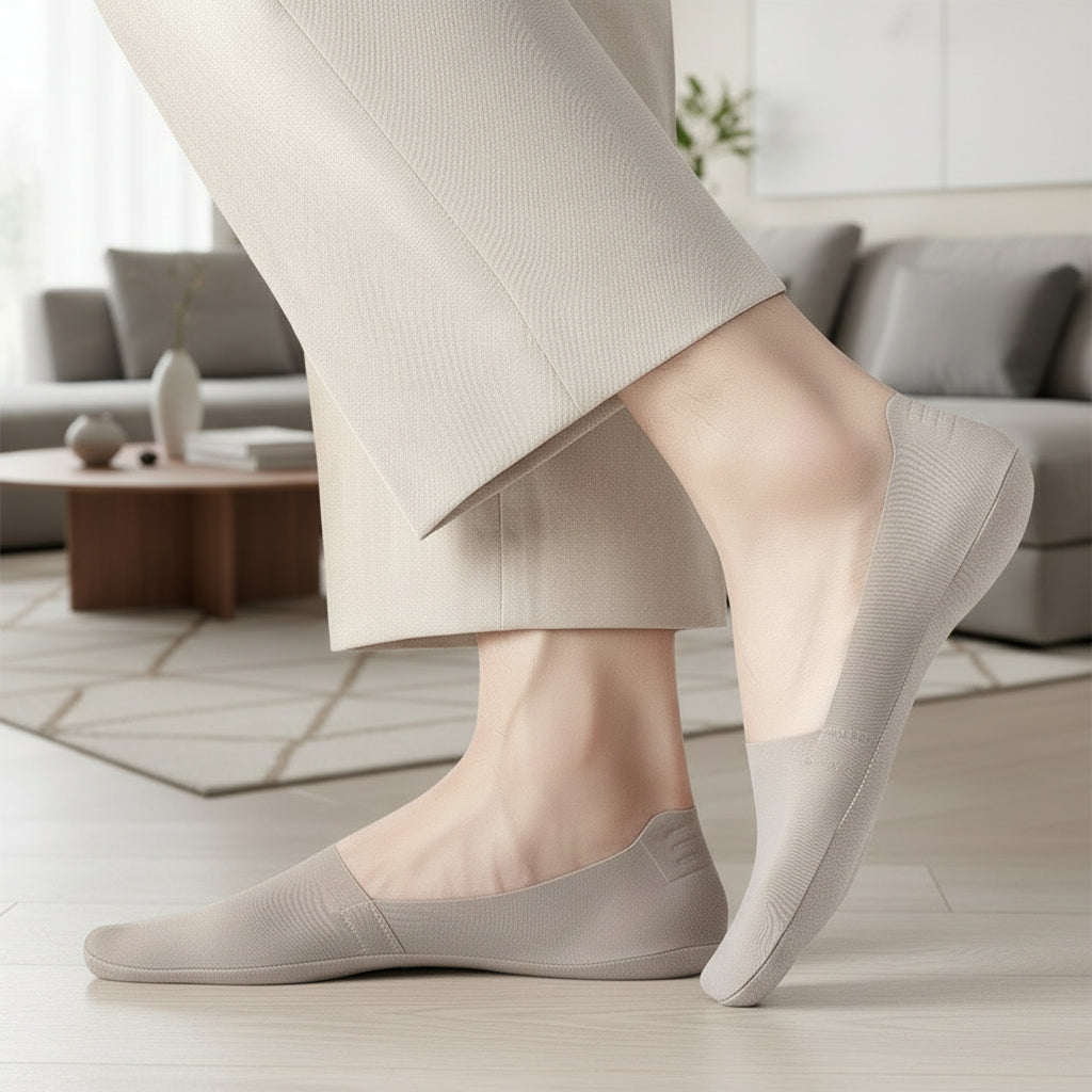 Socks Shallow Mouth Invisible Seamless Low Cut Pure Cotton Bottom Ice Silk 