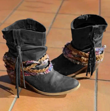Women’s Winter Fashion Boots – Trendy Autumn/Winter Warm Casual Footwear CJ