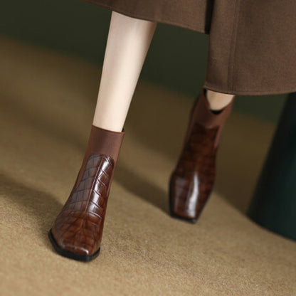 New Autumn Winter Niche Light-luxury Vintage Womens Shoes 