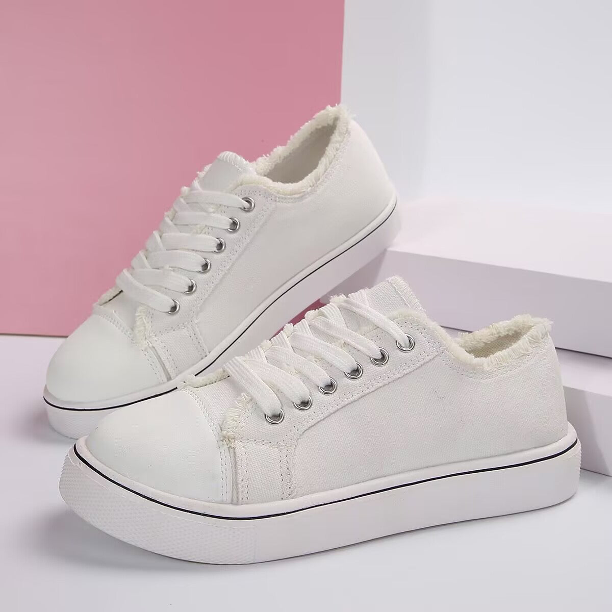 Women's Lace-up Casual Shoes Lightweight 