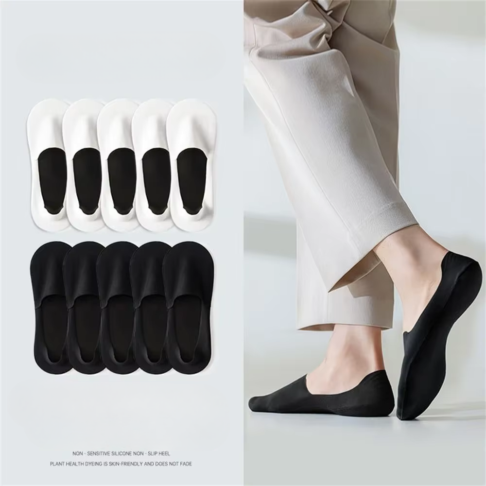 Women’s Invisible Low-Cut Cotton Socks 