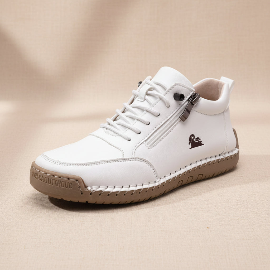 Handmade Stitching Female Soft Bottom Flat Shoes Casual 