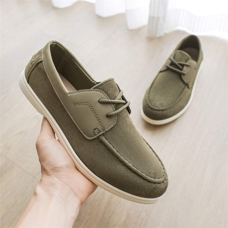 Mens Casual Low-top Lace-up Shoes 