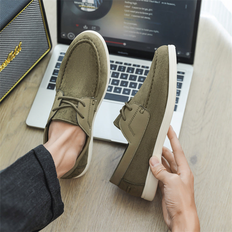 Mens Casual Low-top Lace-up Shoes 