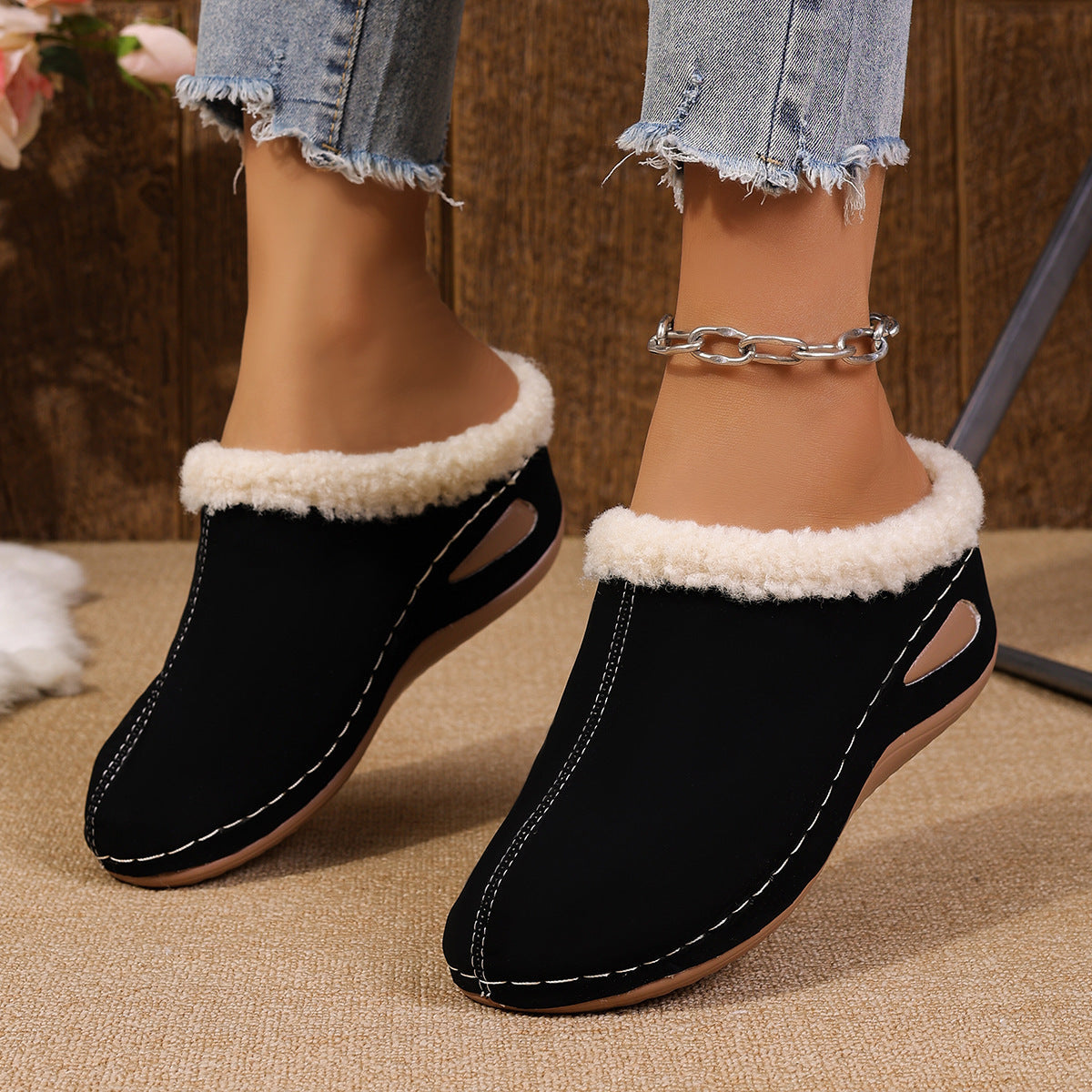 Womens Fashionable Wedge Sandals With Thick Soles 