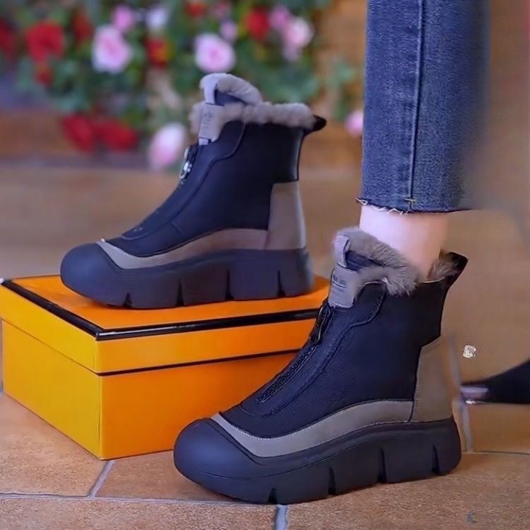 Women’s Lightweight Soft-Sole Short Boots – Stylish & Comfortable 