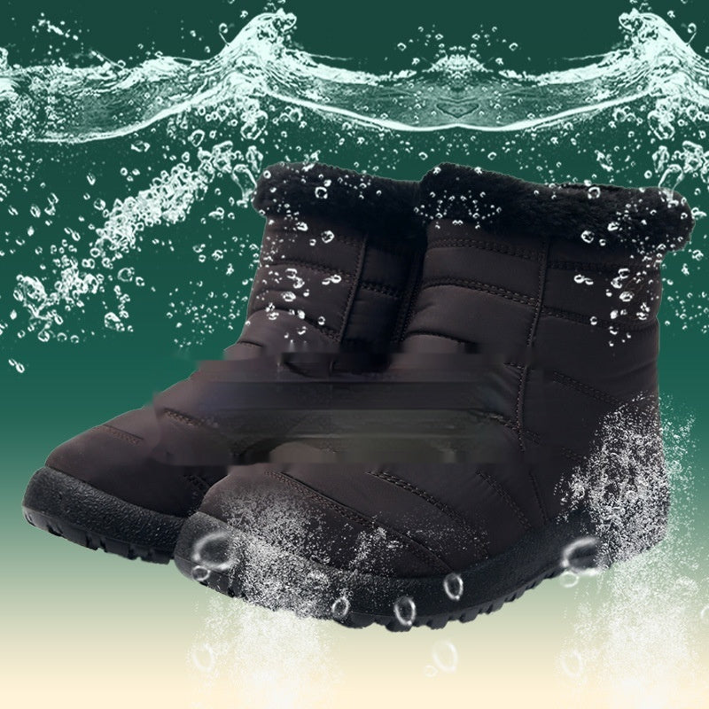 Women’s Thickened Cotton Snow Boots – Waterproof Warm Winter Boots