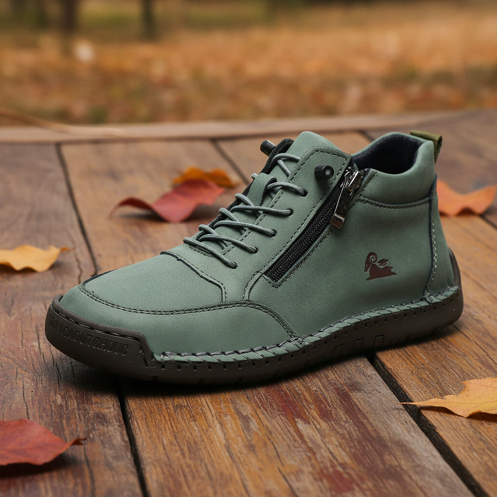 Handmade Stitching Female Soft Bottom Flat Shoes Casual 